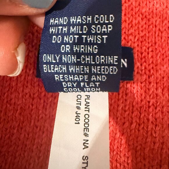 Polo Ralph Lauren Girls Pink Cable Patterned Knit Cotton Scarf - Picture 4 of 5